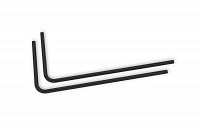 EK-Loop Metal Tube 16mm 0.8m Pre-Bent 90° - Black (2pcs)