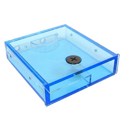 XSPC Single 5.25" Bay Reservoir UV Blue