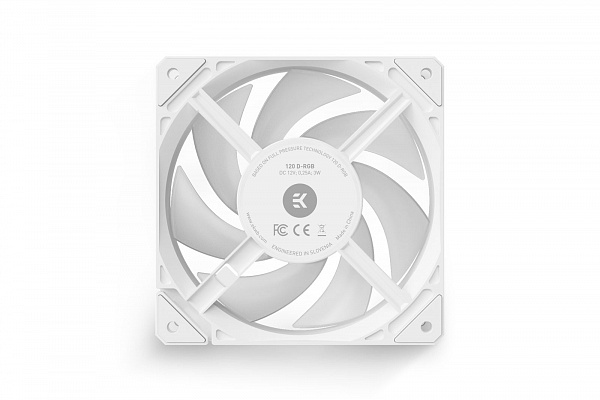 EK-Loop Fan FPT 120 D-RGB - White (550-2300rpm)