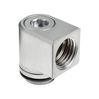 EK-Quantum Torque Micro Rotary 90° - Satin Titanium