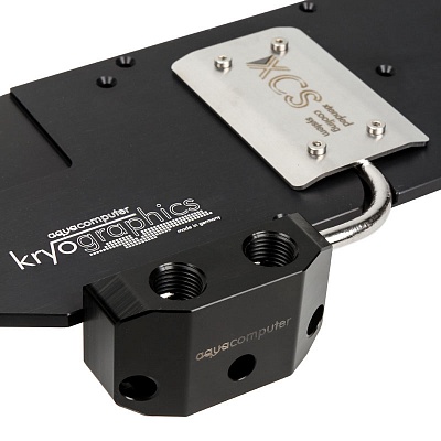 Aquacomputer backplate for kryographics GTX TITAN X, active XCS