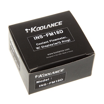 Koolance INS-FM18D Coolant Flow Meter with Display
