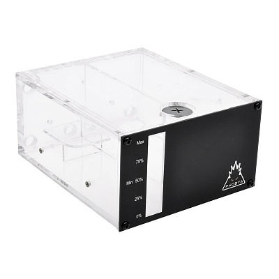 Phobya 5,25" Dual Bay Reservoir Black V.2