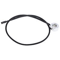 Alphacool Eiszapfen temperature sensor G1/4 IG/IG with AG adapter - chrome
