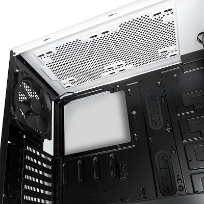 Phanteks Eclipse P400 Mid Tower Case, Window - Glacier White