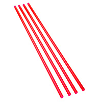 Monsoon Hardline PETG Tubing 13/10mm (ID 3/8" OD 1/2") 4x90cm - UV Red