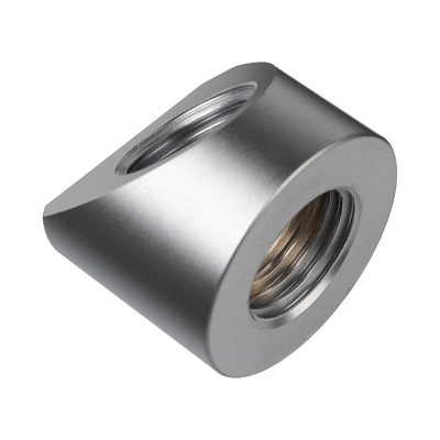 EK-Quantum Torque Static FF 45° - Satin Titanium