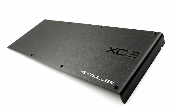 Watercool HEATKILLER V eBC - Backplate for RTX 3080/3090 EVGA XC3 - Black