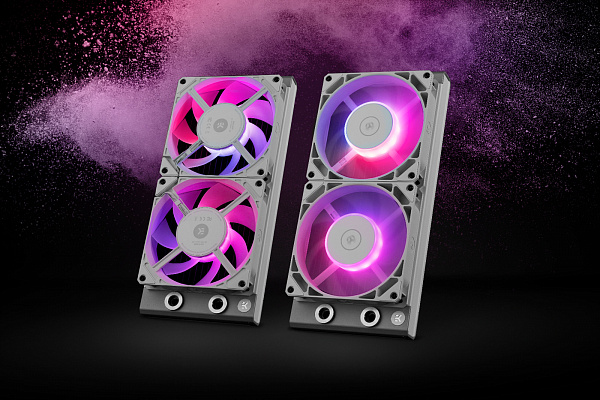 EK-Loop Fan FPT 120 D-RGB - White (550-2300rpm)