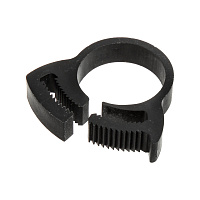 Tube Clamp PVC 17 - 19mm black