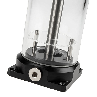 Aqua Computer aqualis base for pump adapters 450 ml with fountain effect and nano coating