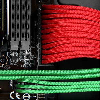 BitFenix 8-pin PCI-E 45cm Green/Black