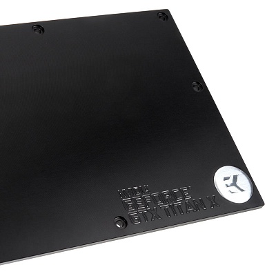 EK-FC Titan X Pascal Backplate - Black