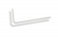 EK-Loop Metal Tube 16mm 0.8m Pre-Bent 90° - Satin Titanium (2pcs)