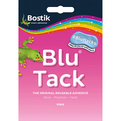 Многоразовая клейкая масса Bostik Blu Tack Pink