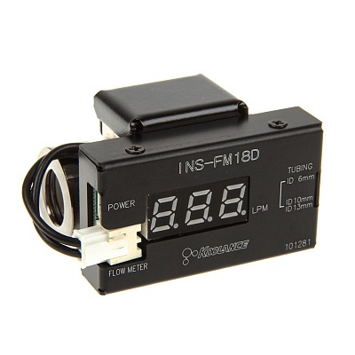 Koolance INS-FM18D Coolant Flow Meter with Display
