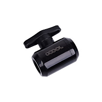 Alphacool Eiszapfen 2-way ball valve G1/4 - Deep Black