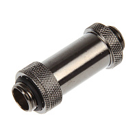 Bitspower Black Sparkle Dual G1/4" Adjustable Aqua Link Pipe II (41-69MM)